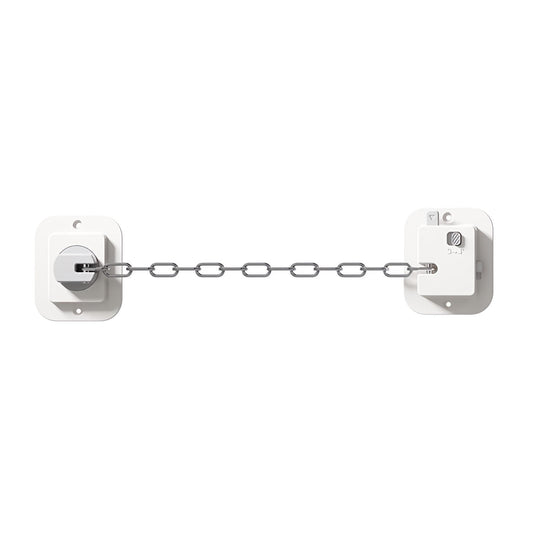 KidDough Door Latch Chain Safety Lock, Door/Window Chain for Secure Home | Ideal for Bedroom, Bathroom, Sliding Doors | Safety Lock for Kids, 1 Piece