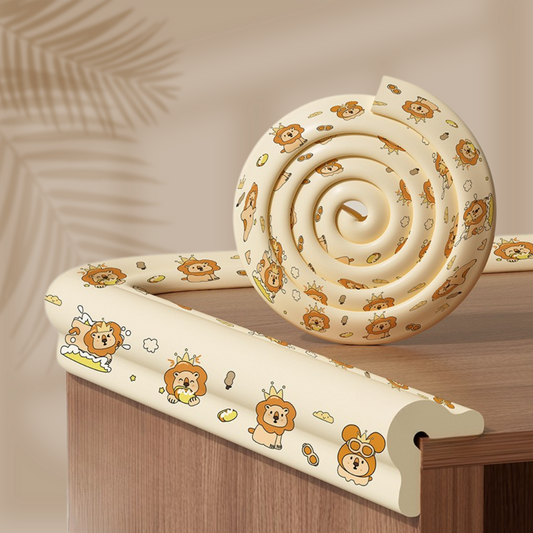 KidDough Baby Proofing Printed Edge Protector - 2 Meters (Lion Print)