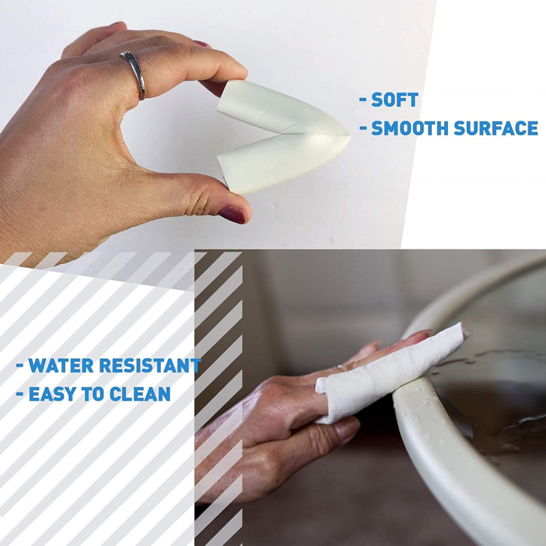 Kiddough Baby Proofing Furniture Edge And Corner Protector - 5 Mtrs Edge + 8 Corner Guards