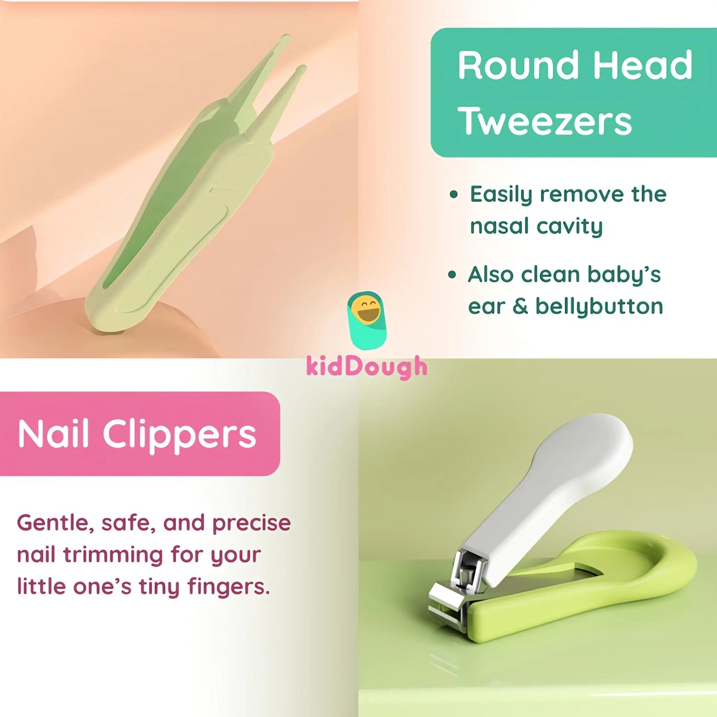 Kiddough Baby Grooming Set-(4 in one)