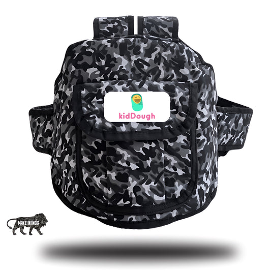 Kiddough Baby Safety Belt for Two Wheeler Bike/Scooty (Grey)