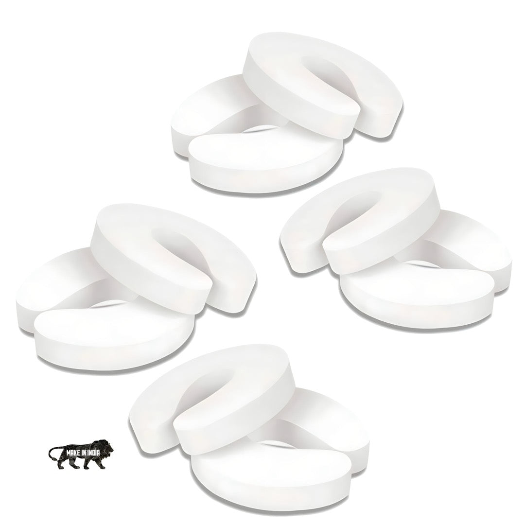 Kiddough Baby Proofing Finger Pinch Door Guard - Pack of 8 C-Shape