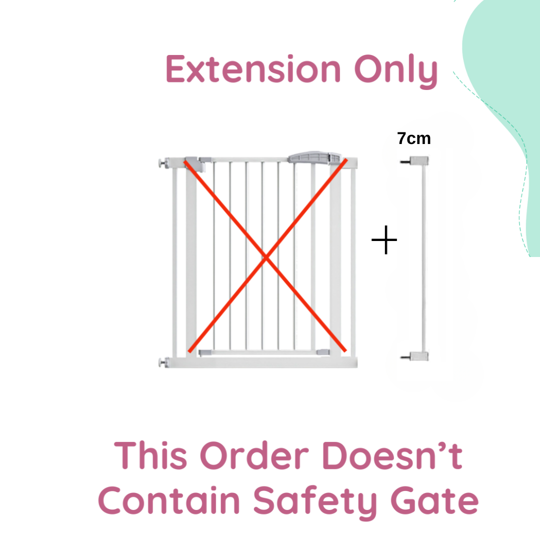 Kiddough Safety Gate Extension (Gate Extension (7cms))