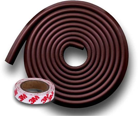 Kiddough Baby Proofing Extra Thick Edge Protector for Kids - 5 Meters, Brown