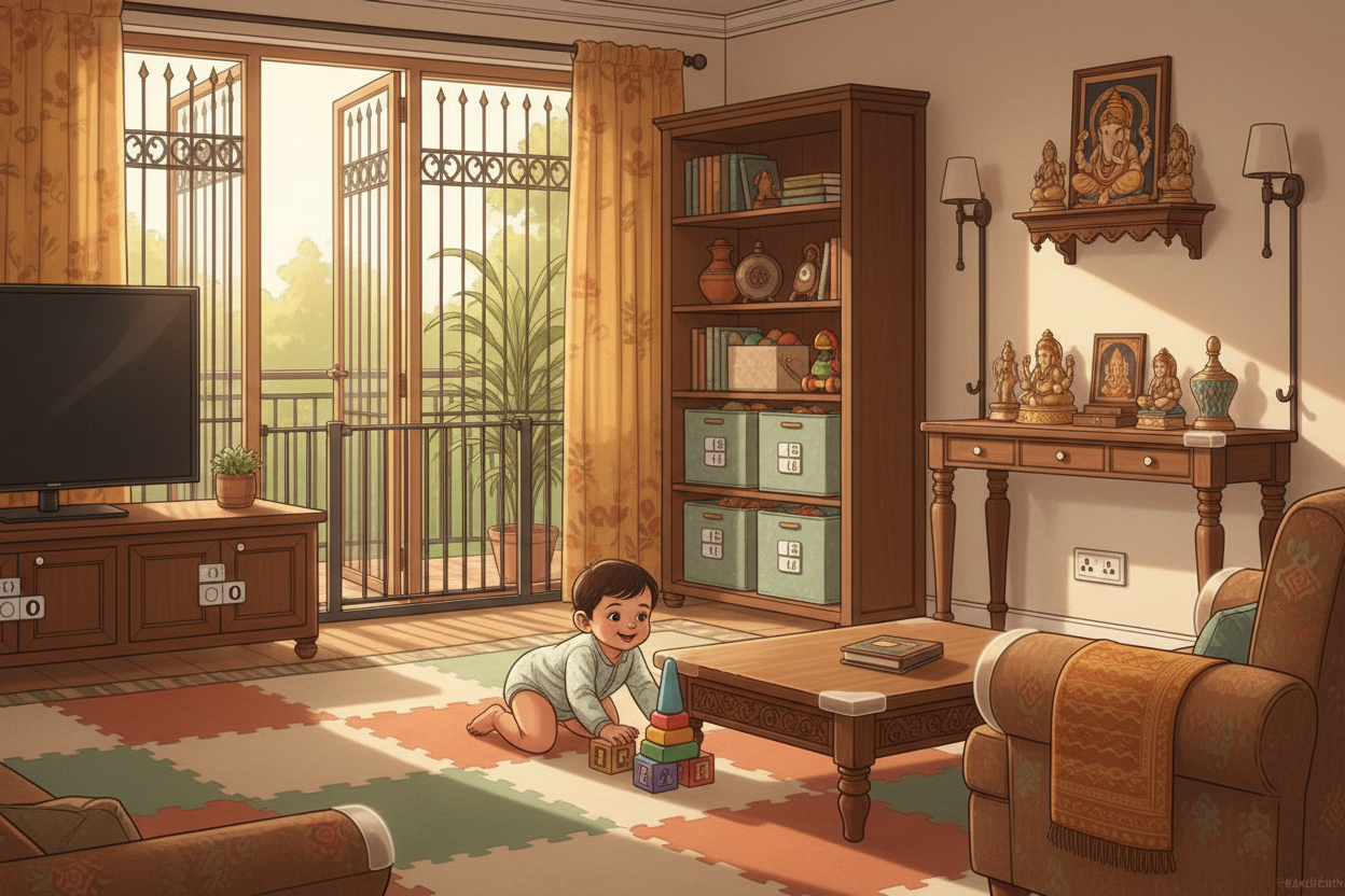 The Complete Room-by-Room Baby-Proofing Checklist for Indian Homes