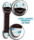 Kiddough Furniture Safety Locks for Kids - Pack of 10, Brown