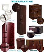 Kiddough Furniture Safety Locks for Kids - Pack of 10, Brown