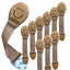 KidDough Furniture Safety Locks for Kids, Child Safety Locks for Drawers, Cabinets, Fridge, Cupboard Lock, Baby Proofing Product, Strong and Adhesive Safety Locks (Beige, 10 Beige Locks)