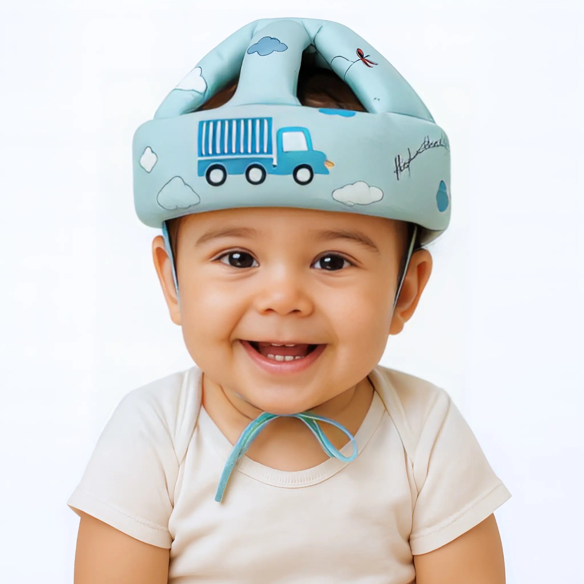 Kiddough Head Protector For Baby Safety | 6 Months-3 Years, Baby Safety Helmet With Soft Cushion | Proper Air Ventilation For Kids And Toddlers | Secure, Fit & Comfort Light weighted Helmet Main image