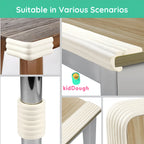 Kiddough Baby Proofing Flat Edge Protector - 2 Mtrs, White