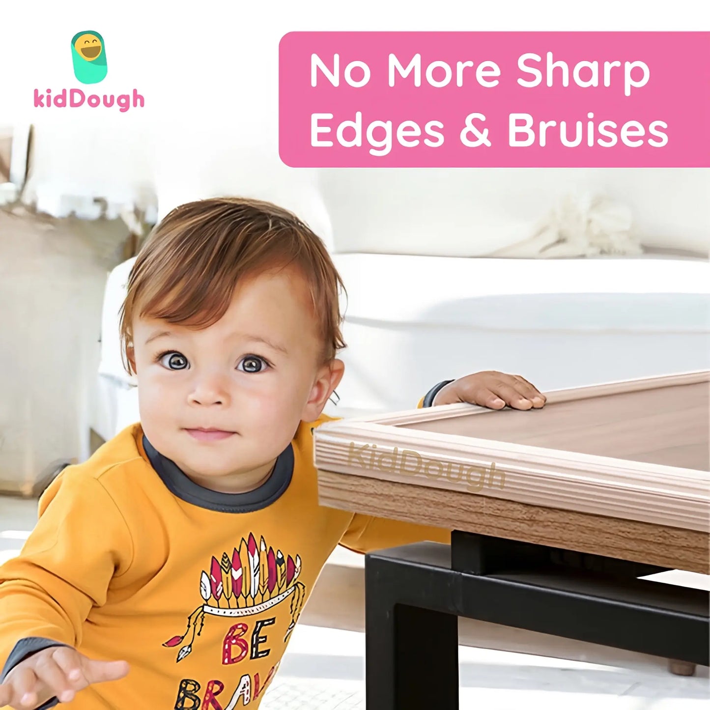 Kiddough Baby Proofing Transparent Edge Protector (2 Meters) with Honeycomb design