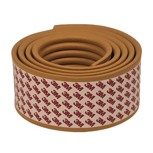 Kiddough Baby Proofing Flat Edge Protector - 2 Mtrs, Wood Color