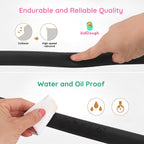 Kiddough Baby Proofing U-Shape Safety Strip - 2 Meters, Black