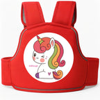 Kiddough Baby Safety Belt for Kids | Two Wheeler Bike/Scooty Belt for Kids Safety, Child Harness Safety Belt with Adjustable Baby Carrier for Toddlers & Baby (Cartoon Red)