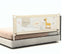 Kiddough Bed Railing for Baby Safety (5.5ft, One Sides, Off-White)