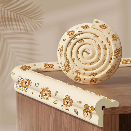 KidDough Baby Proofing Printed Edge Protector - 2 Meters (Lion Print)