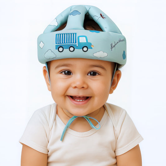 Kiddough Head Protector For Baby Safety | 6 Months-3 Years, Baby Safety Helmet With Soft Cushion | Proper Air Ventilation For Kids And Toddlers | Secure, Fit & Comfort Light weighted Helmet