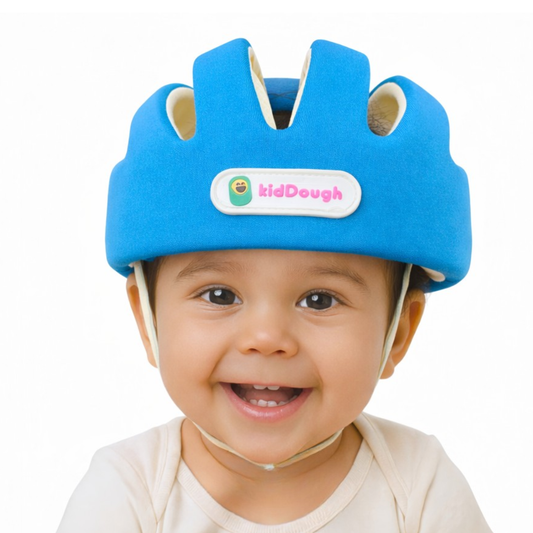 Kiddough Premium Head Protector for Baby Safety | 6 Months - 4 Years | Proper Air Ventilation for Kids and Toddlers | Secure, Fit & Comfort Lightweighted Helmet