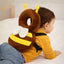 KidDough Bee Shape Head Protector, Cushioned Backpack for Babies | 6 Months - 36 Months | Lightweight