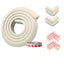 Kiddough Baby Proofing Safety Strip And Corner Guard (2 Mtrs Roll + 4 Guards, White)