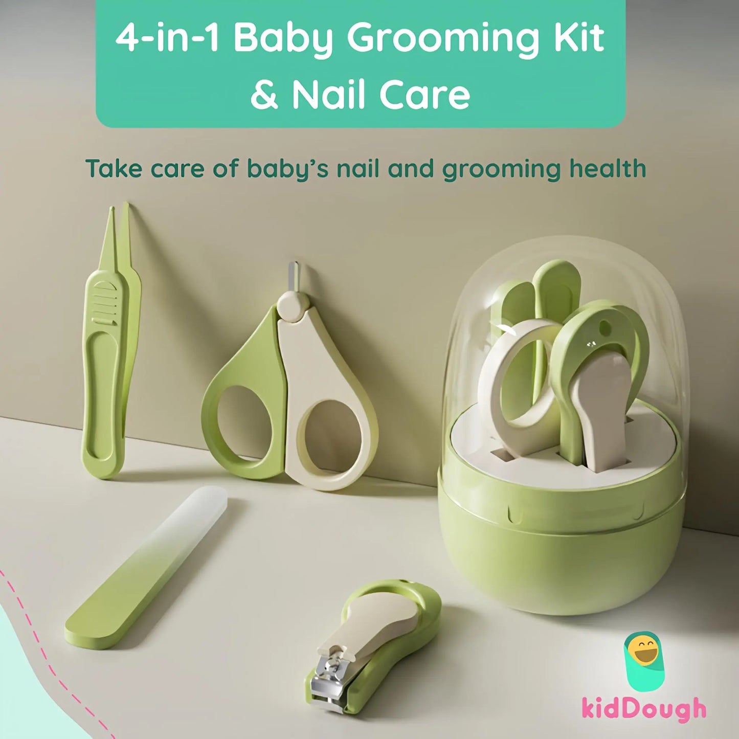 Kiddough Baby Grooming Set-(4 in one)