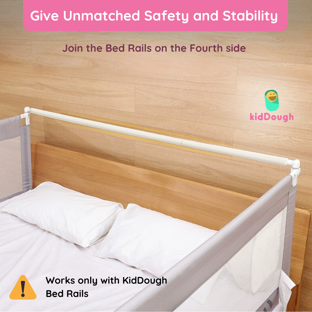 Kiddough Bed Rail Connecting Rod, 6.5ft | For Stability of Bed Rails