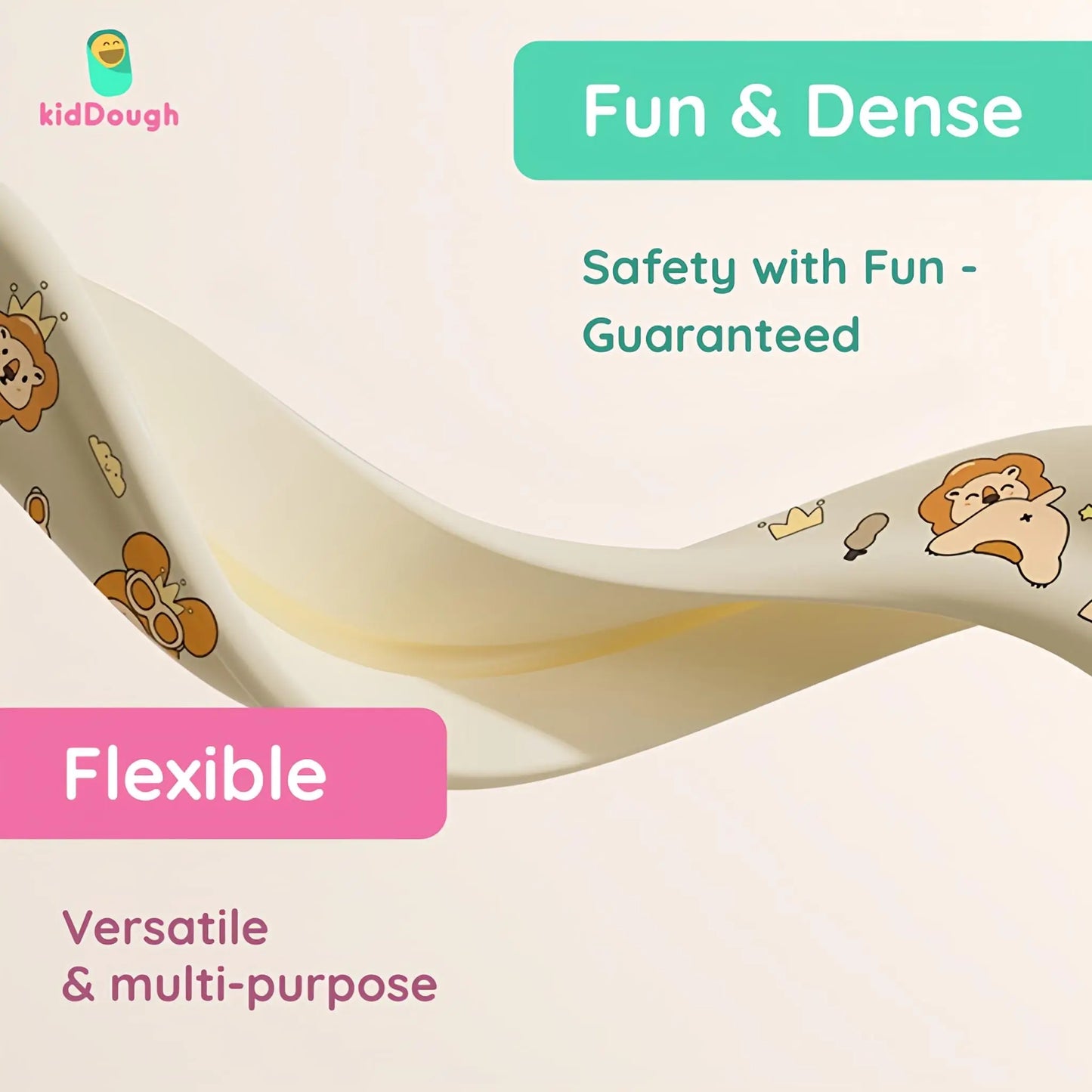 KidDough Baby Proofing Printed Edge Protector - 2 Meters (Lion Print)