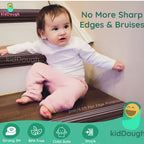 KIddough Baby Proofing Kit with 2M Edge Protector, 5 Safety Locks, 6 Socket Guards, 2 Door Guards, Brown