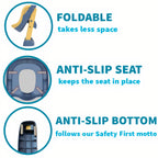 Kiddough Baby Potty Training Seat with Ladder (Adjustable Height of 37 – 40 Cm)