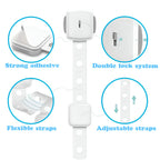 Kiddough Furniture Dual Safety Locks For Kids - Pack Of 4 Locks, Double Lock System