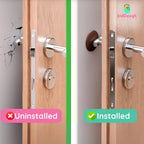 KidDough Door Stopper Bumper, Wall and Door Protection, Noise Reduction (Anti- Collision Silent Pads)