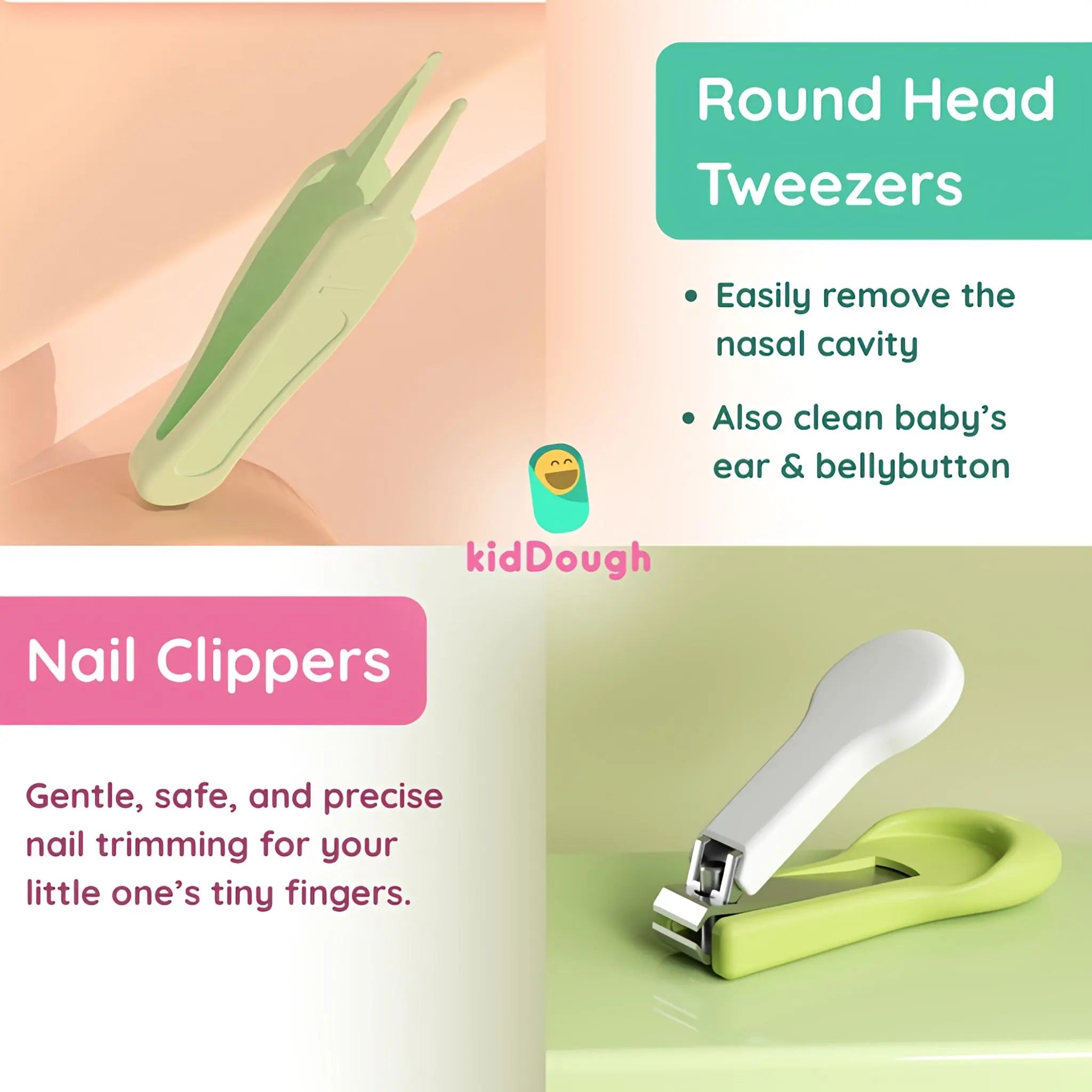 Kiddough Baby Grooming Set-(4 in one)