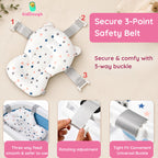 Kiddough Baby Bathtub, Foldable, Non Slip, Durable, Easy to Store and Use with Cushion (Blue (with Cushion))