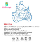 Kiddough Baby Safety Belt for Two Wheeler Bike/Scooty (Army Red)