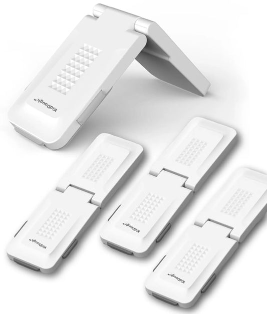 Kiddough Baby Proofing Angle Child Safety Lock (Pack of 4,White)