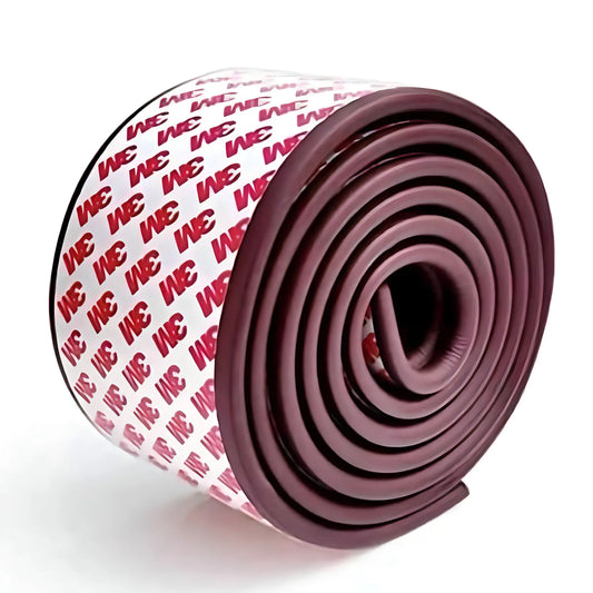 Kiddough Flat Edge Protector - 2 Meters, Brown