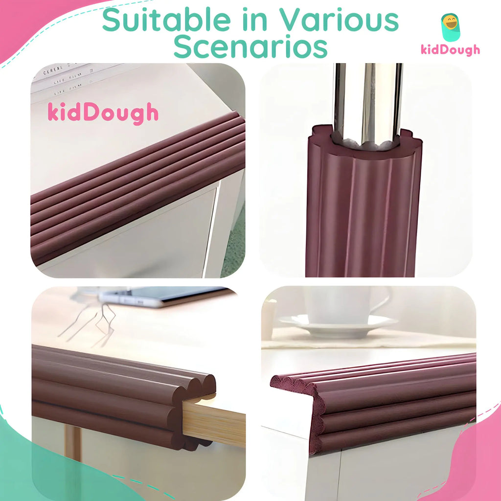 Kiddough Flat Edge Protector - 2 Meters, Brown