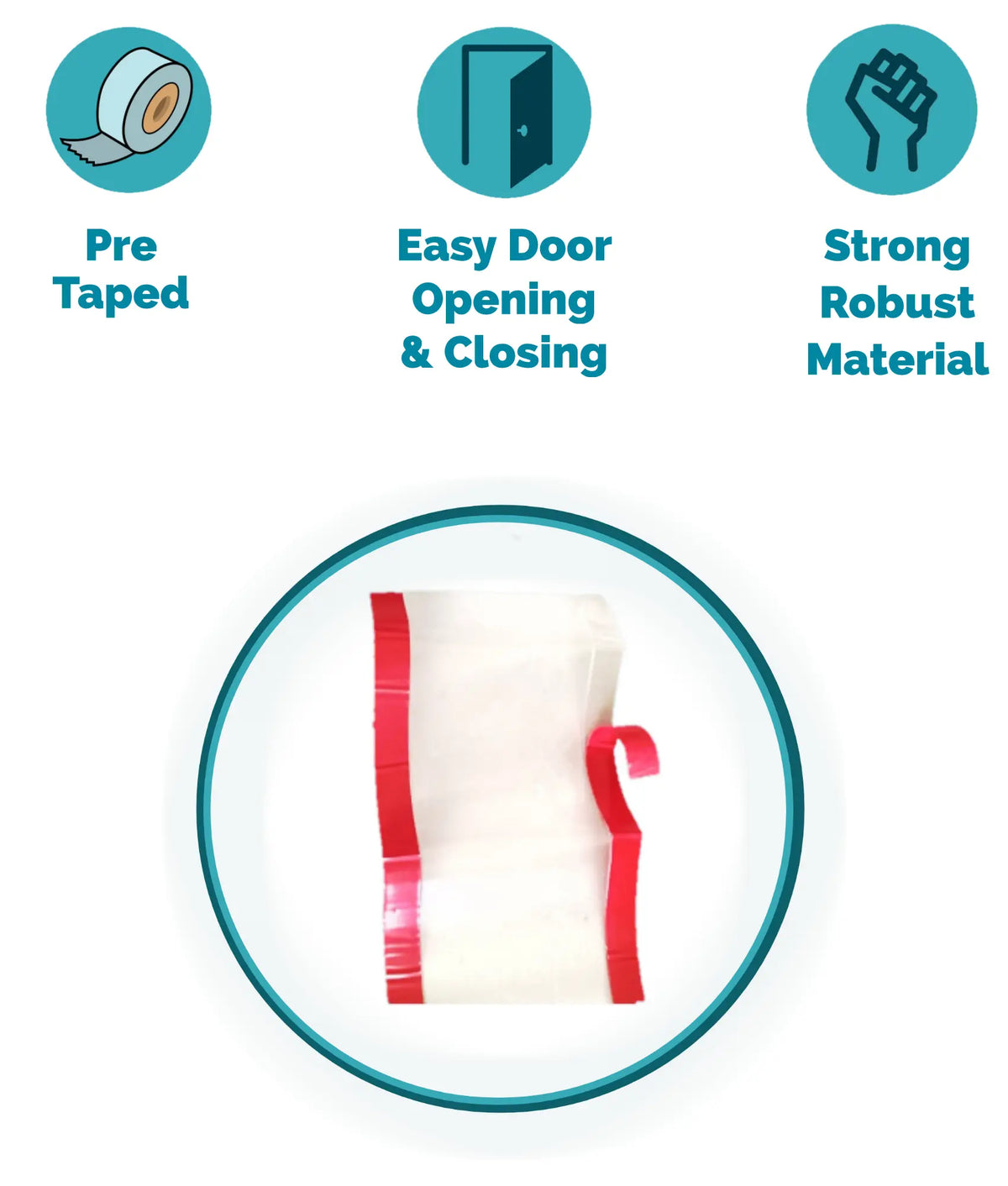Kiddough Baby Proofing Finger Pinch Door Crack Protector - (Pack of 3, Transparent)