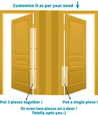 Kiddough Baby Proofing Finger Pinch Door Crack Protector - (Pack of 3, Transparent)