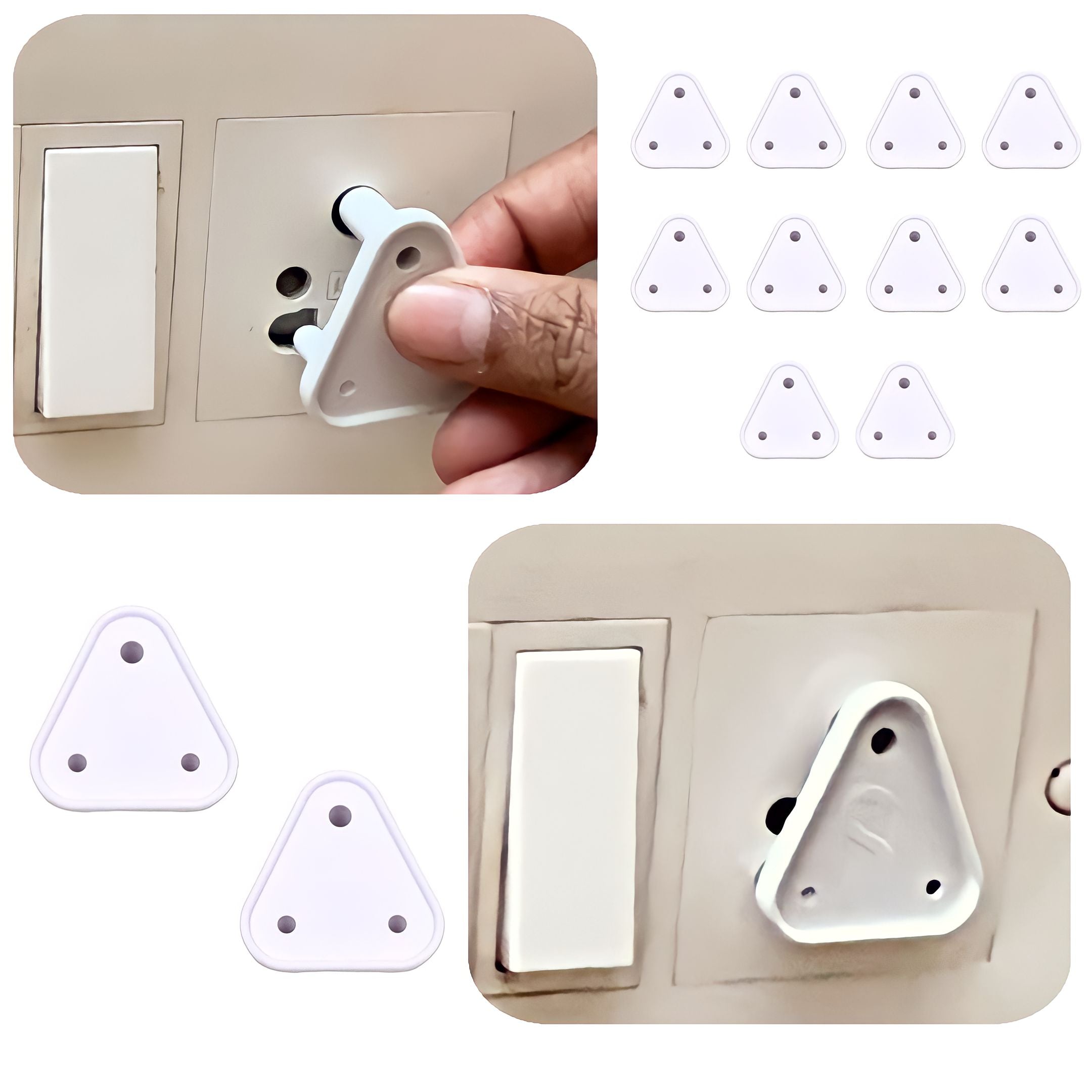 Kiddough Baby Proofing Electrical Socket Plug Cover Guards - Pack of 12 Main image