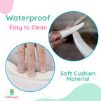Kiddough Baby Proofing Safety Strip And Corner Guard (2 Mtrs Roll + 4 Guards, White)