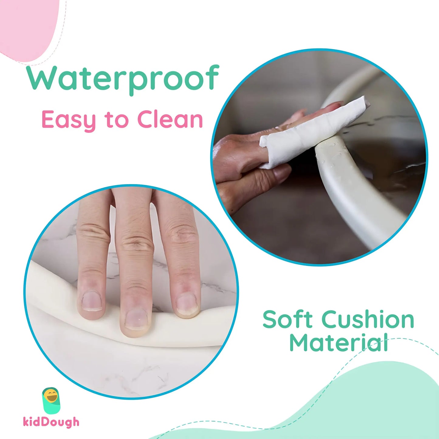 Kiddough Baby Proofing Furniture Edge And Corner Protector - 5 Mtrs Edge + 8 Corner Guards