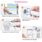 Kiddough Baby Safety Gate - (75-82cms Adjustable Width Coverage)