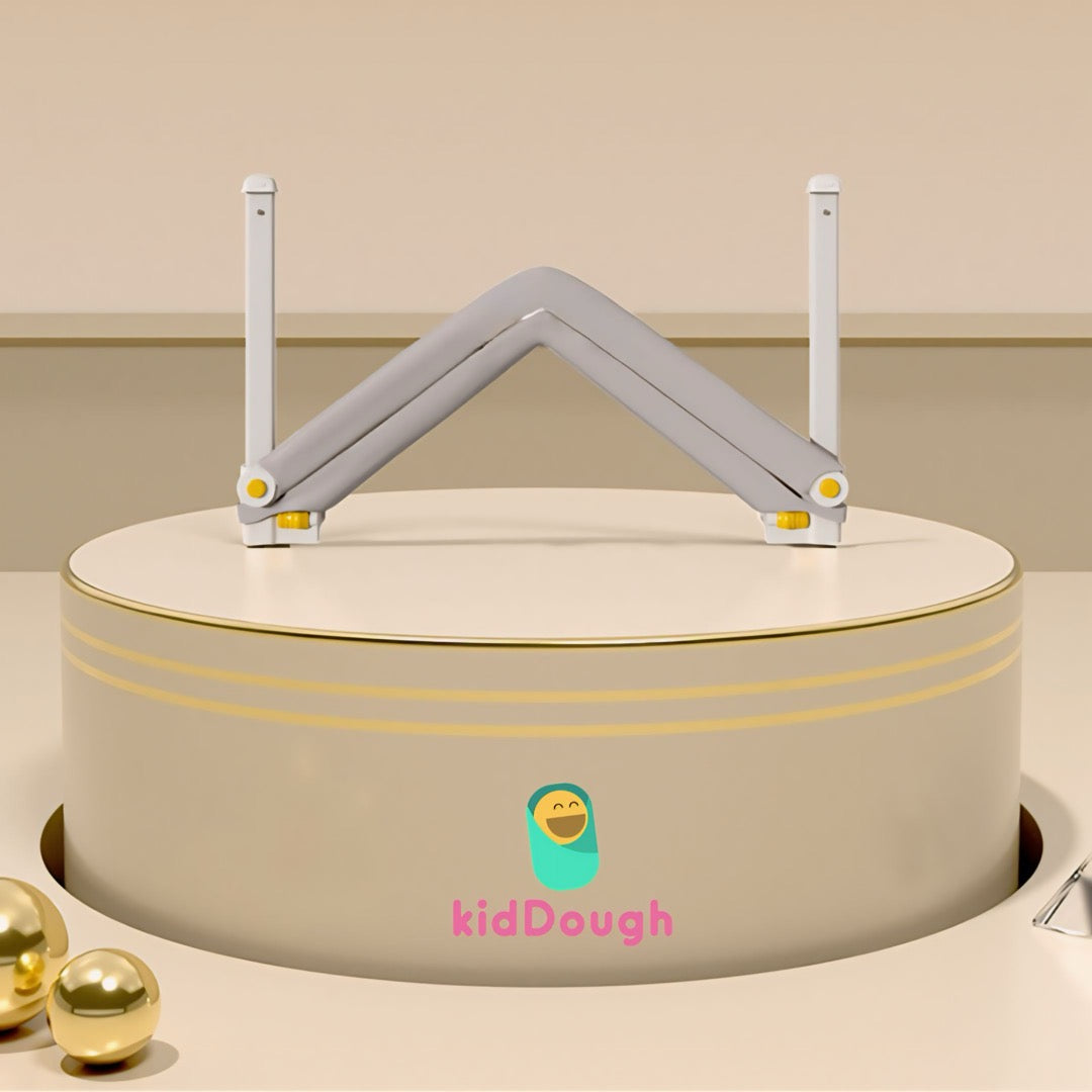 Kiddough Bed Rail for Baby Safety, No Assembly Required, Easy Installation, 6ft - 1 Side Grey