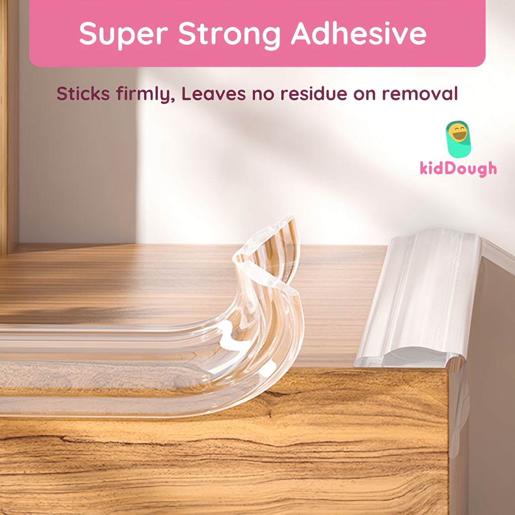 Kiddough Baby Proofing Edge & Corner Protector | Child Safety Cushion For Table, Sharp Corners (2 Meters)