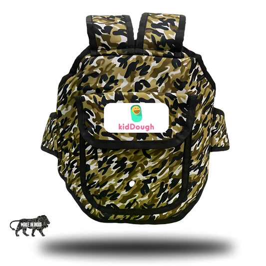 Kiddough Baby Safety Belt for Two Wheeler Bike/Scooty (Army Yellow)