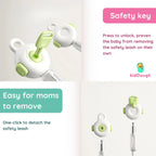 Kiddough Anti Lost Wrist Link for Kids with Key and Lock
