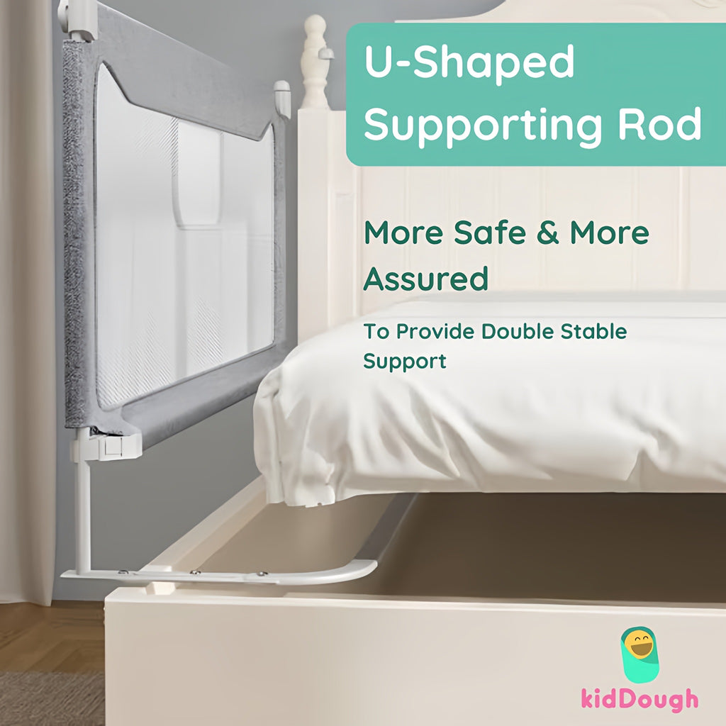KidDough Supporting Rod, 5ft | Reinforcement Crossbar for Added Safety and Stability for Bed Rail