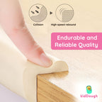 Kiddough Baby Proofing Safety Strip, Furniture Edge Guard (2 Meters Extra Thick, White)
