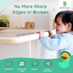 Kiddough Baby Proofing Safety Strip, Furniture Edge Guard (2 Meters Extra Thick, White)